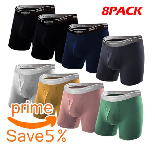 Men's Boxer Briefs, Soft and Breathable Upgrade cotton men‘s underwear with Fly, Super elasticity mens underwear2