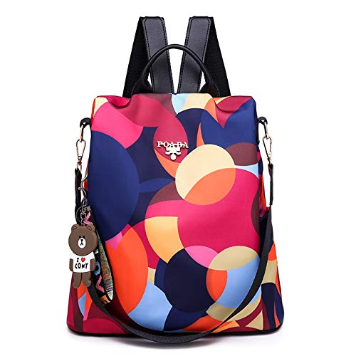 La mejor comparación de Bolsas Backpack para Dama que puedes comprar esta semana. 49 Mochila para Mujer Antirrobo Impermeable Bolsas de Hombro Bolso Deportivos Casual de Moda Backpack con Lindo Llavero de Oso Ligero Duraderos Dama (Colores rosa)
