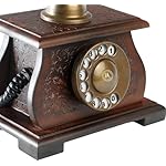 Vintage-Style-Rotary-dial-Telephones-Non-Functional-Decorative-Handcrafted-Wood-Design-Collectible-Antique-Finish-Telephone-Royal-Vintage-Home-Decor