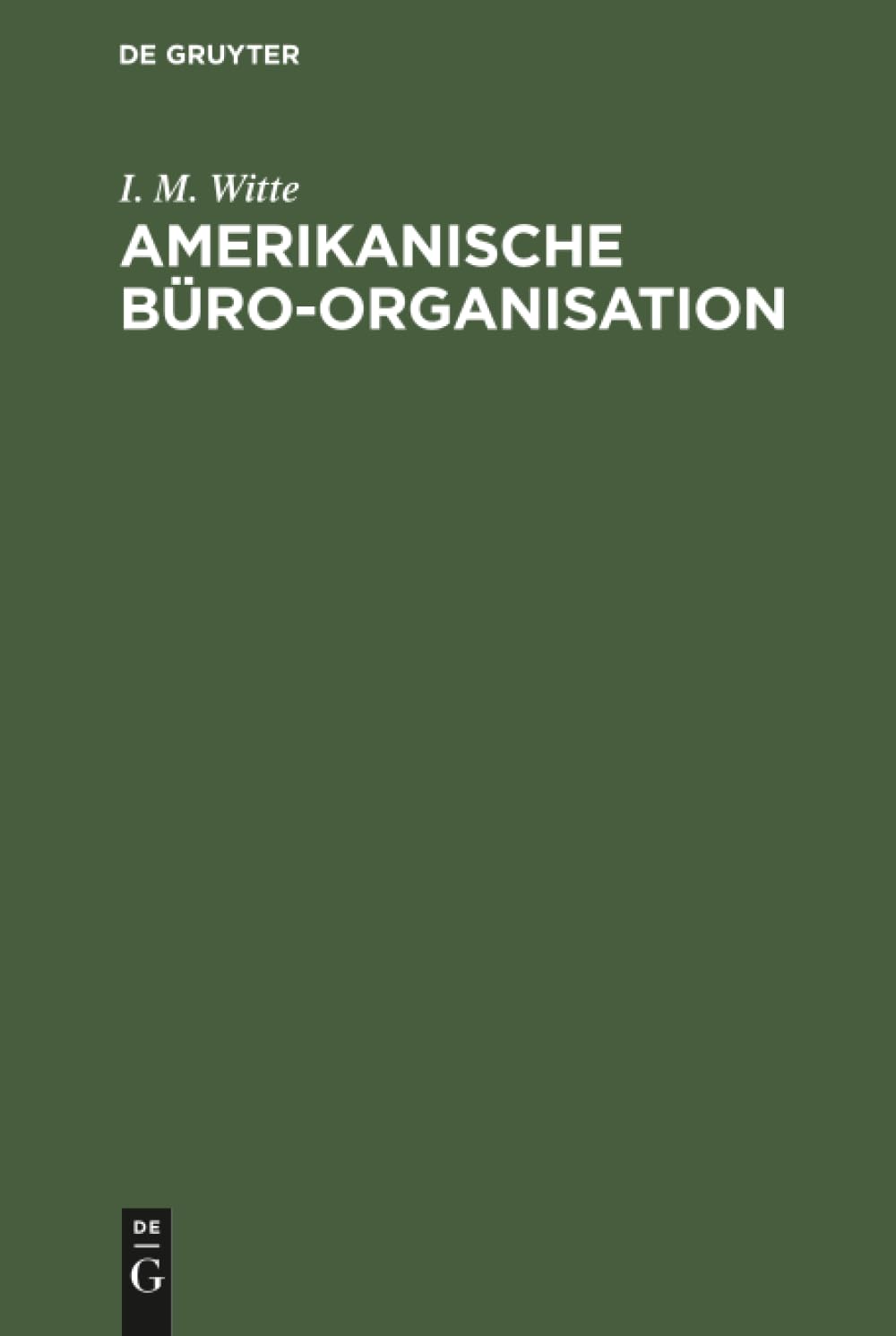 Amerikanische Büro-Organisation