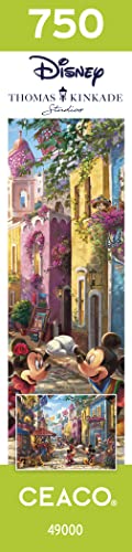 Ceaco - Thomas Kinkade - Disney Dreams Collection - Mickey And Minnie In Mexico - 750 Piece Jigsaw Puzzle #TOP3