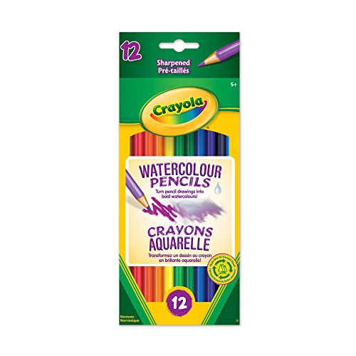 Crayola 12 crayons aquarelle arts et loisirs créatifs