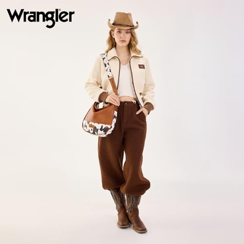 Image of Wrangler Hobo Bags Crossbody Bag for Women Shoulder Purse Handbags with Adjustable Strap