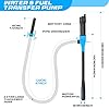 Portable Transfer Pump Battery Operated Electric Siphon Pump for Gas, Fuel, Diesel, Water Transfer 2.4 GPM Flow Oil Extractor, 47 Inches Hose-Easy to Use Hand Fuel Pump, Multi-Use Transfer Pump(Blue) #3