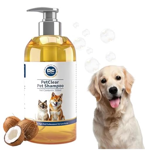 PETCLEAR Hundeshampoo mit Kokosöl 500 ml