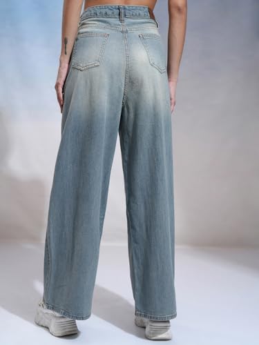 Image of Tokyo Talkies Women Cotton Baggy Jeans | Machine wash