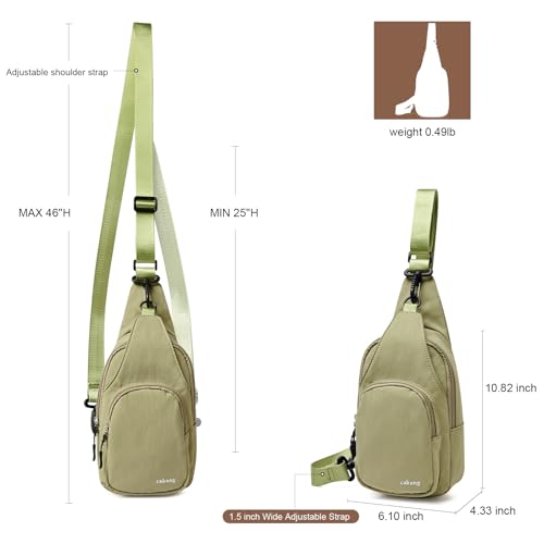 Image of cakang Womens Sling Bag Crossbody Bags for Women Vegan Leather Sling Backpack Daypack Fanny Pack Crossbody Purse Travel