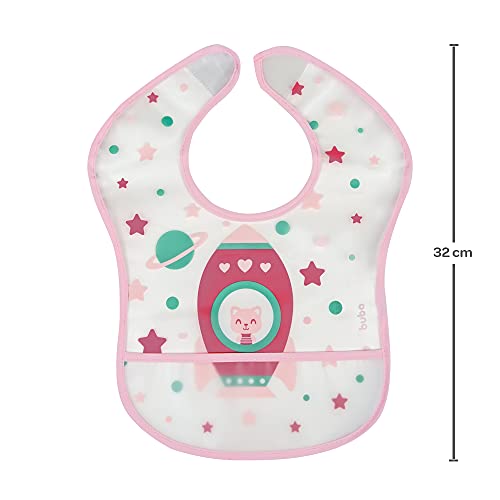 BUBA Babador Com Bolso Foguete Rosa, Rosa