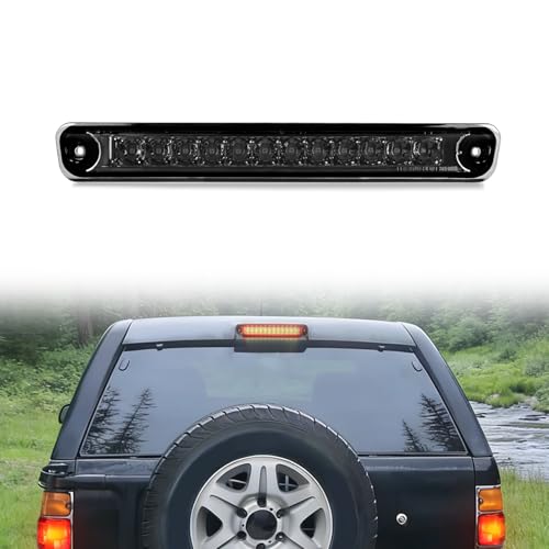 Image of Nilight Third Brake Light Tail High Mount 3rd Stop Lights Smoked Lens Compatible with Honda Passport 1994 1995 1996 1997 Van SUV Rear Center Cab Lamp