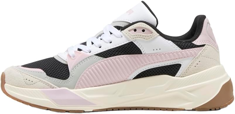 PUMA Womens Trinity 2 Lace Up Sneakers Shoes Casual - Black, Red