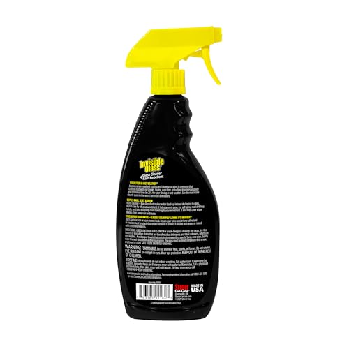Image of Invisible Glass 92184-6PK Glass Cleaner + Rain Repellent 2-in-1 Windshield and Window Spray, Cleans Auto Glass, Repels Rain, Sleet, Snow, Improves Wet Weather Visibility - 22 fl oz (Pack of 6)