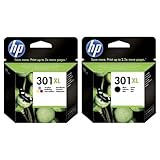 N° abrégé : 301XL HP Pack 301XL Noire + 301XL 3 Couleurs pour imprimante Jet d\'encre