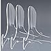 Clear Acrylic Fixed Position Easels - Set of 2 - 7 Inch Easels - Picture Display Stands - Plate Stands - Book Stands – Easel