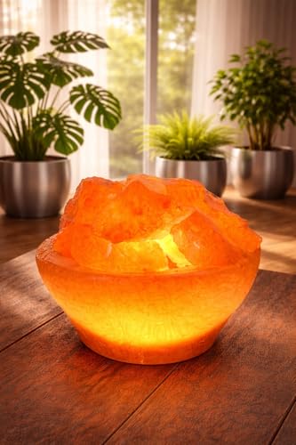 Image of Mystery & Magic of Soul Natural Himalayan Pink Rock Salt Firebowl I Lamp 3-4 Kg (FireBowl)