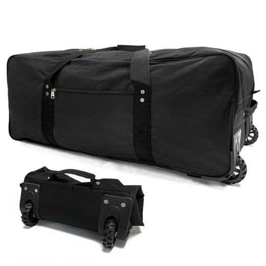 Best airline travel duffel bag with wheels 36-inch TELOSPORTS 36" Huge Rolling Duffle
