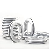 The curtain grommets 40mm are made of sturdy ABS plastic material never getting rusty and faded, which is better than the metal and nickel curtain rings. You can disassemble it at will without affecting its service life.
