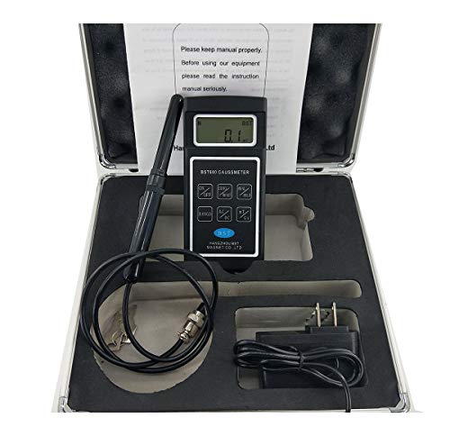 Medidor Gauss AC DC para campo magnético superficie
