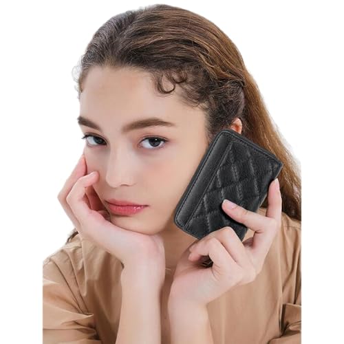 Women Wallet 14 Slot Organizer Card Holder Compact RFID Blocking Zipper Pocket Vintage Floral Design Small Purse for Credit Cards ID Cash Travel Everyday Essentials 6