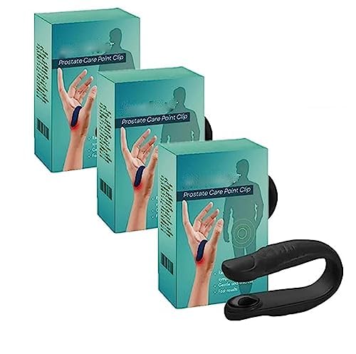 Prostata-Pflege-Punkt-Clip, Akupressur Handdruckpunkt-Clip, lindert Verspannungen, Angstzustände, Migräne-Druckpunkt-Clip, Akupressur-Punkt-Clips, lindert Prostata-Beschwerden (3 Stück)