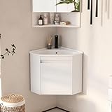 Mepplzian Corner Bathroom Vanity Sink Cabinet 24