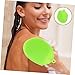 Exceart Silicone Body Scrubber Shower Body Skin Brush Bath rubbing Brush exfoliating Body scruber SPA Body Scrubber Shower Back Scrubber Body exfoliator Men and Women Massage Brush Frosted