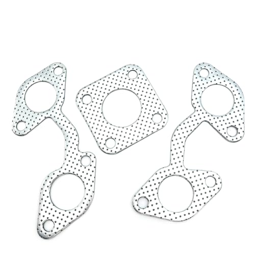 Image of Exhaust Gasket Set +Exhaust Manifold Muffler Gasket 1A091-12360 1A091-12350 15263-12370 for Kubota V2203 V2003 V2403 V1902 V1702 V1903 Engine