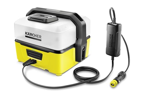 Kärcher KAR012 Kfz-Adapter für Mobile Outdoor Cleaner OC 3 ermöglicht den Betrieb über die Autobatterie, 150 x 38 x 44mm