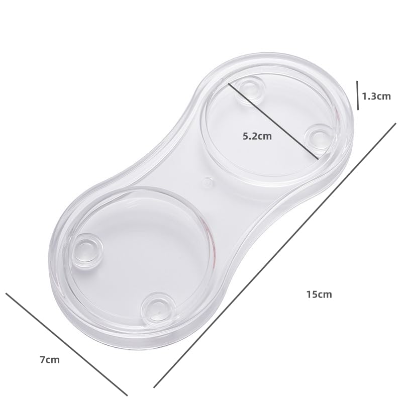 1PC Premium Acrylic Pepper Grinders Salt and Pepper Mill Clear Kitchen Spice Mill Peppercorn Grinders Refillable & Adjustable Coarseness Available in 4 Sizes: 4" - Image 2