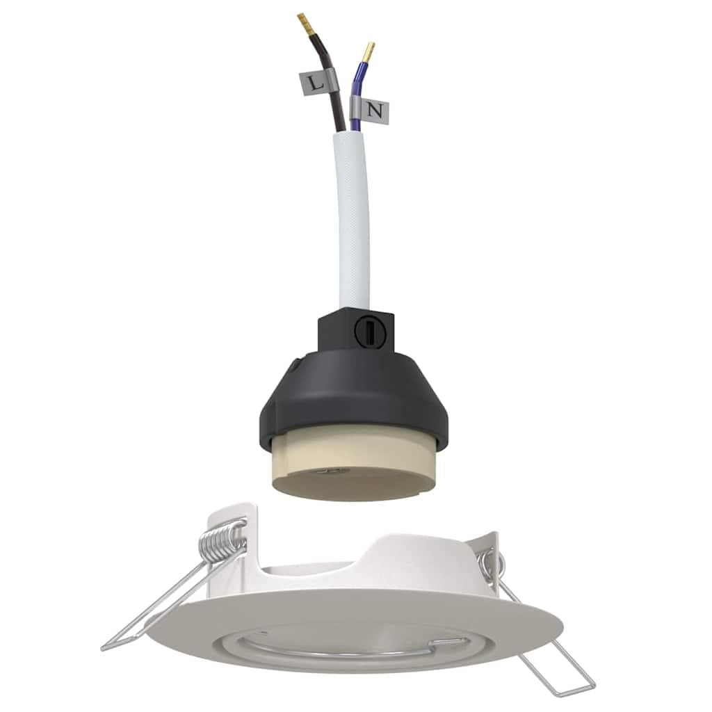 Foco Empotrado 24 Uds Metal 9x9x2.5 cm Rotativo GU10