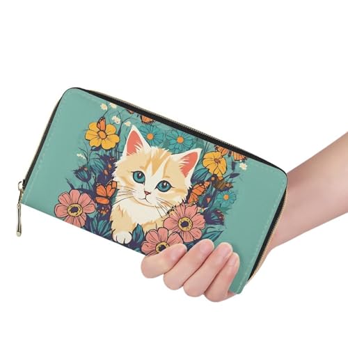 Mumeson Boho Style Women Travel Wallet Long Coin Purse Clutch Cell Phone Case3