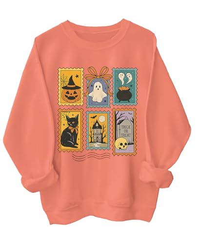Cute Ghost Pumpkin Cat Sweatshirt Halloween Cute Ghost Pumpkin Cat Sweatshirt