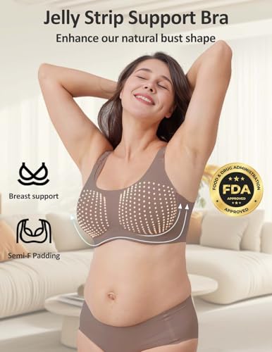 Wireless Hands-Free Pumping Bra, Adjustable with Extendable Straps and Hook Extender, Comfort Sleep Pumping & Nursing Bra3