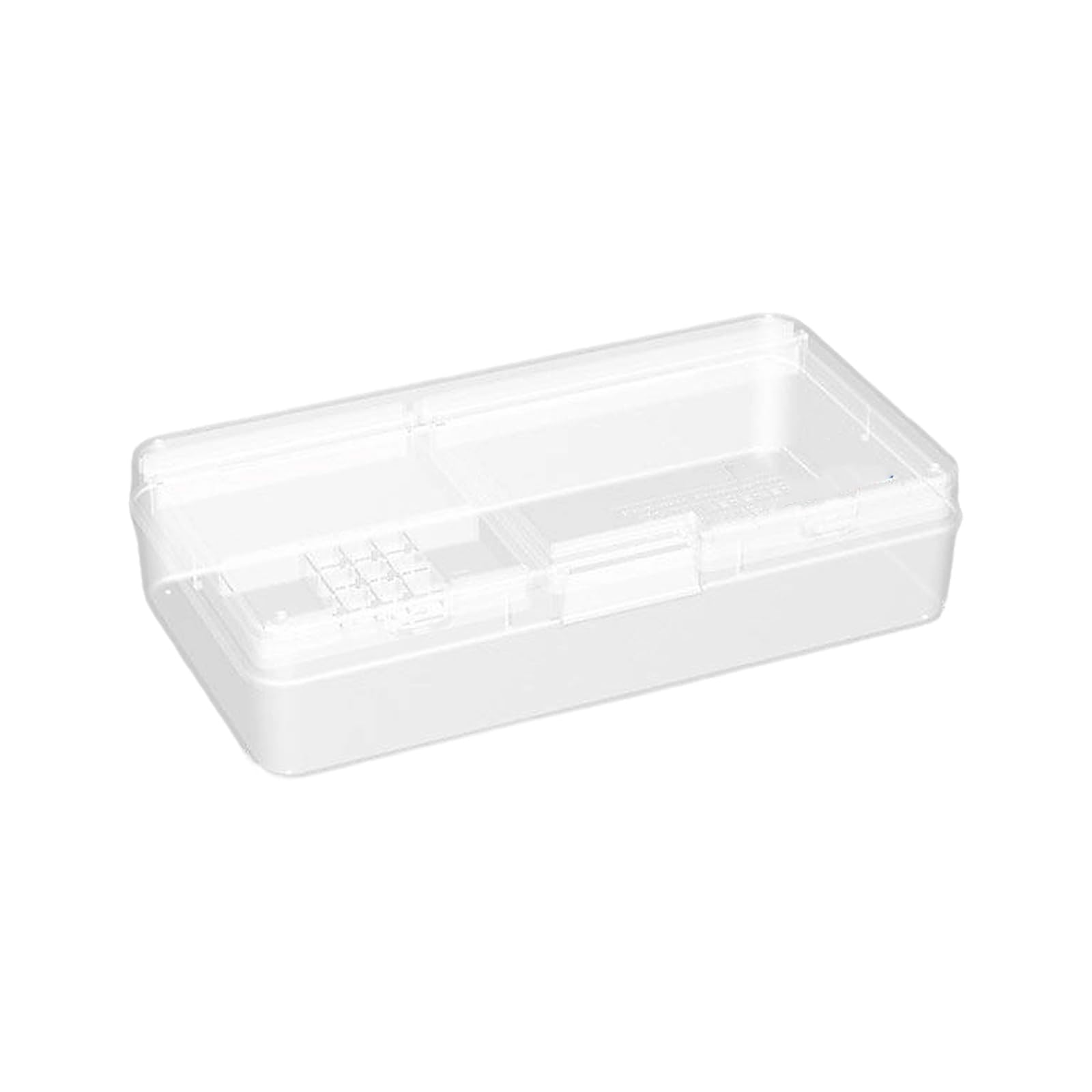 Shntig 2 Tiers Tool Box With Individual Buckle And Ergonomic Grip Storage Container Ideal For Professional Technicians Double Layer Storage Box