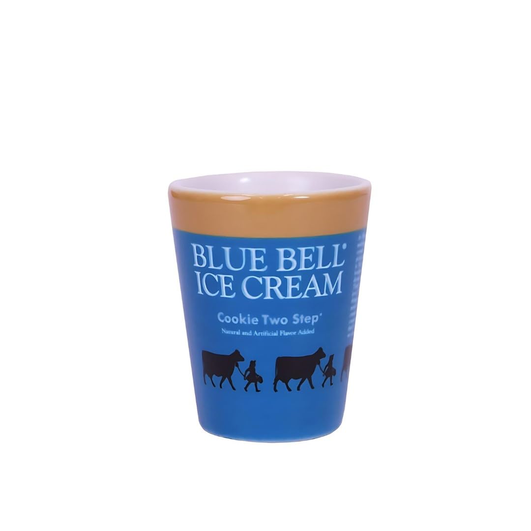 Amazon.com | Blue Bell Ice Cream Shot Glass (Cookie Two Step