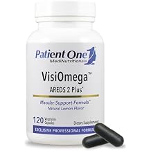 Patient One VisiOmega | Supports Eye Health* | AREDS 2 Vitamin, Mineral and Antioxidant Supplement Plus Omega 3 Fish Oil and More | 120 Capsules