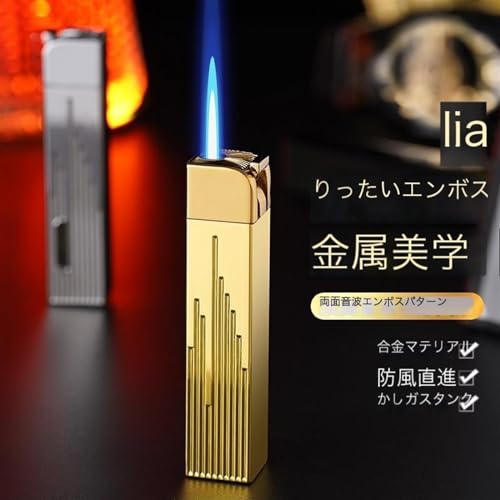 Encendedor de gas recargable de metal para cigarros miniatura 3