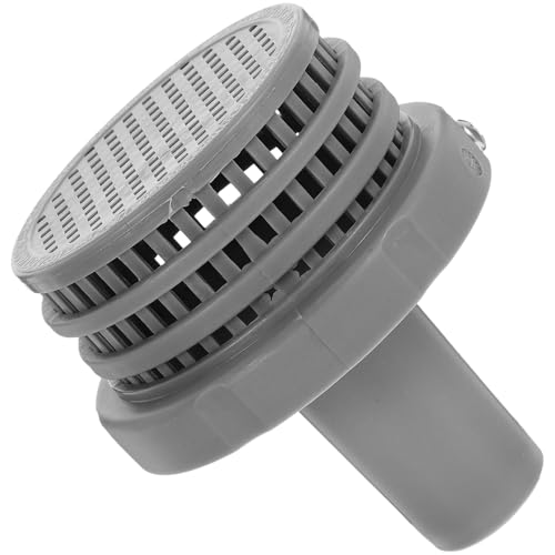 BIUDECO Colador para Válvula de Drenaje de Filtro de Piscina, Repuesto Compatible para Bombas de Filtro, Accesorio de PVC Duradero para Mantenimiento de Piscinas Desmontables y