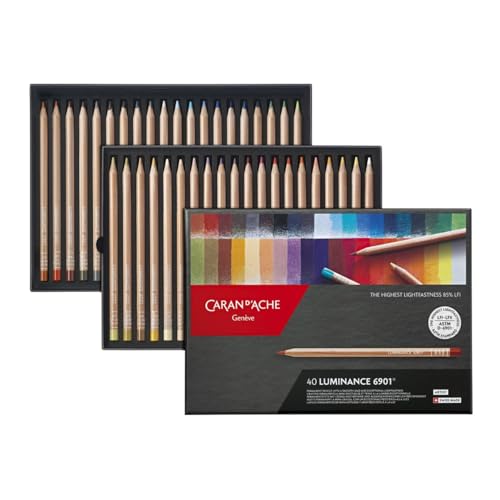 Caran D'ache Luminance Colored Pencil Set of 40 (6901.740)