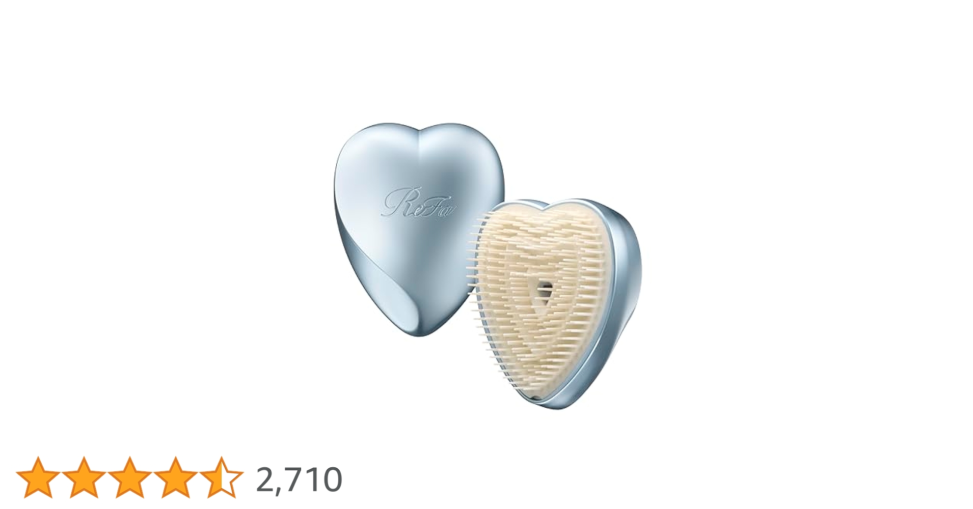 Amazon.co.jp: ReFa Heart Brush/Silver Sky : Beauty