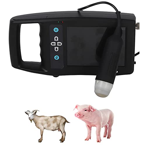 Escáner de ultrasonido veterinario portátil con sonda impermeable para embarazo e inspección de salud en animales