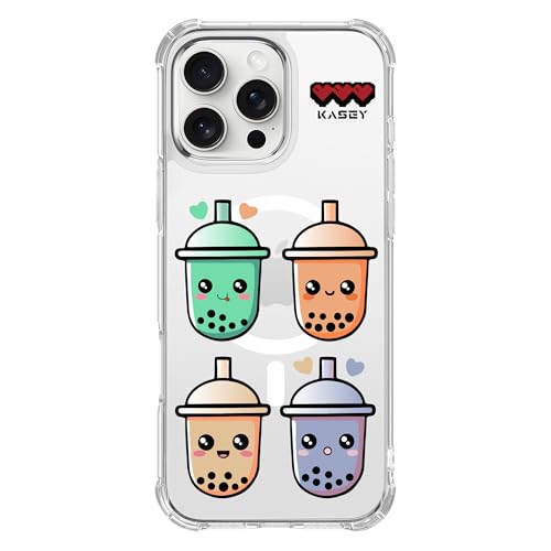 Coque iPhone 16 Bubble Tea antichoc protégeant des chutes