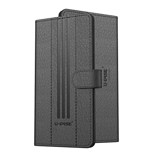 Image of U-Case Compatible with Xiaomi Redmi A2 Lite /Xiaomi Redmi 6 Pro Flip Cover | Leather Finish | Inside Pockets & Inbuilt Stand | Shockproof Wallet Style Magnetic Closure Back Cover Case