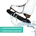Coolrunner 2 Pairs Ice Skate Blade Covers, Sports Blade Cover Skate Blade Protector for Hockey Skates, Figure Skates and Ice Skates, Black (Black, Medium)