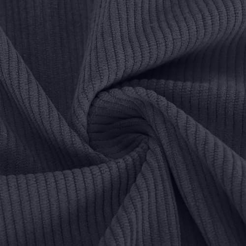 Mens Corduroy Casual Straight Leg Pants Fall Soild Color Sweatpants Regular Drawstring Waist Slacks with Pockets3