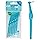 Tepe Interdental Brush Angle, Angled Dental Brush For Teeth Cleaning, Pack Of 6, 0.6 Mm, Medium Gaps, Blue - Manual, Adult