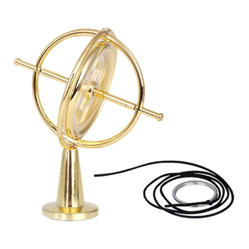 Gyro Fidget, Alliage du Doigt du Doigt Gyroscope gyro Jouet | Toys drôles sensoriels Fidget, Rotation Robuste Jouet à Main Fidget pour Les Amoureux, Les...