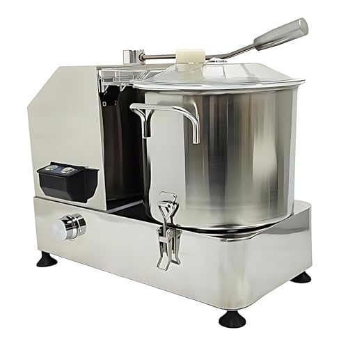 CIELOBLOEN Procesador de Alimentos 6L/9L/12L Acero Inoxidable y Cortador Profesional - Robot de Cocina Multifuncional para Picar Rallar Verduras Carne con Velocidad Regulable 12L