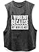 I Workout Because My Wife is Hot Scoop Bottom Cotton Tank,Novelty Sleeveless T-Shirt,Fitness Heavy Duty Training Tank Top Black