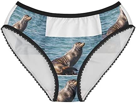California Sea Lion Panties, California Sea Lion Underwear, Briefs, Cotton Briefs, Funny Underwear, Panties For Women
