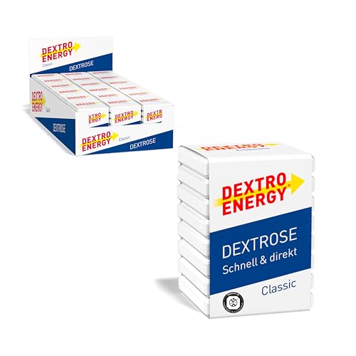 Dextro Energy Würfel Classic 18x46g (18er Pack) - Traubenzucker Tablette mit Dextrose Maltodextrin - Laktosefrei Glutenfrei